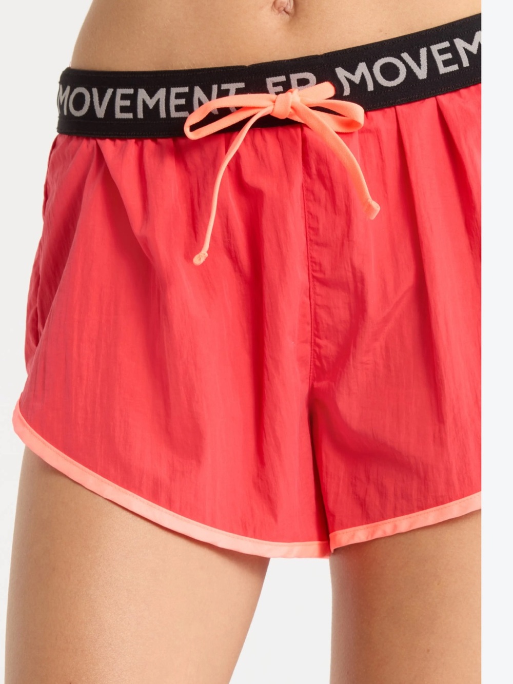 FP Movement by Free People Coral-Trim Pink Athletic Shorts